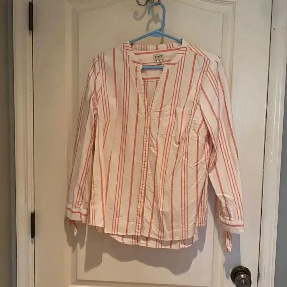 J Crew button up blouse M